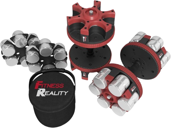  Adjustable Dumbbells 10-45 Pounds, 3 lbs increments